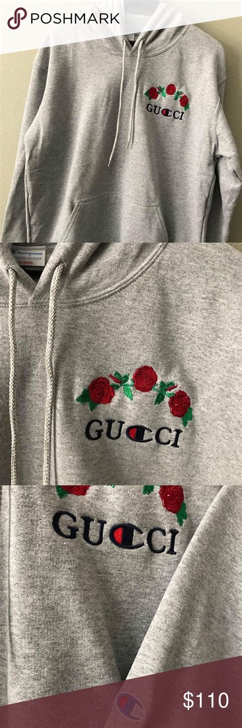 gucci champion hoodie pink|Gucci champion hoodie cheap.